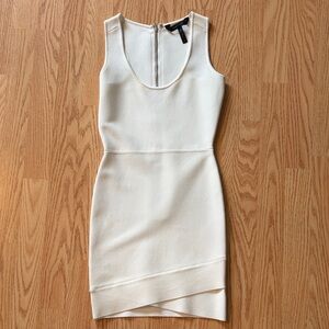 BCBGMAXAZRIA White bandage Bodycon Dress